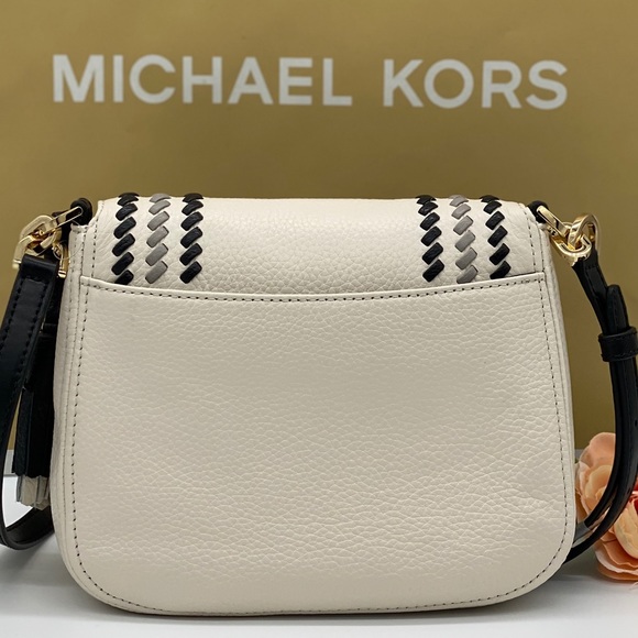 MICHAEL KORS BEDFORD SM FLAP XBODY LT CREAM MULTI - Picture 4 of 16